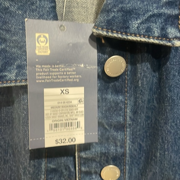 Blue Denim Vest Universal Threads - Picture 2 of 5